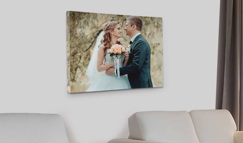 wrap around canvas photos